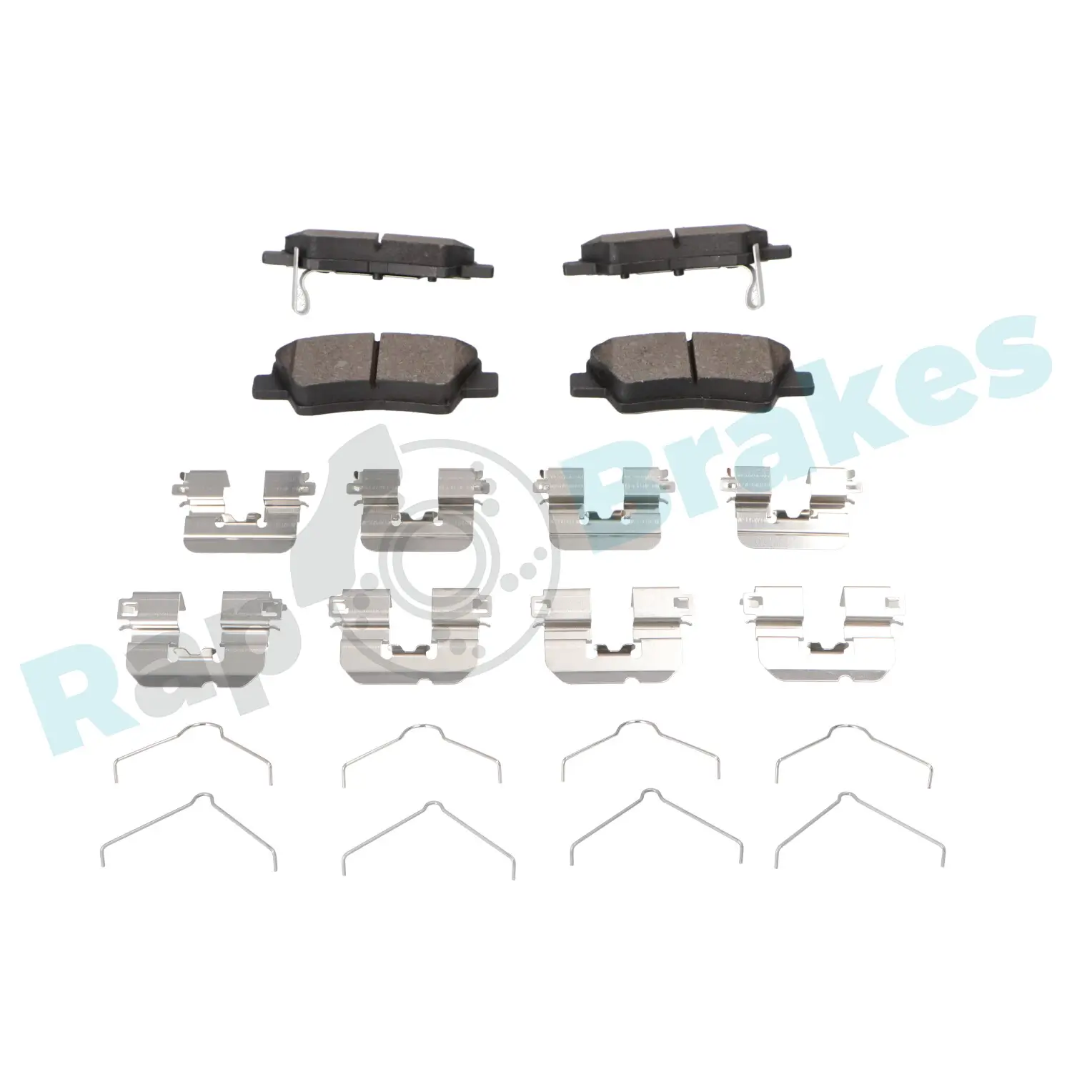 Bremsbelagsatz, Scheibenbremse Hinterachse RAP BRAKES R-P1678