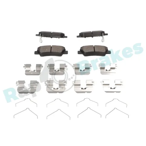 Bremsbelagsatz, Scheibenbremse Hinterachse RAP BRAKES R-P1678 Bild Bremsbelagsatz, Scheibenbremse Hinterachse RAP BRAKES R-P1678
