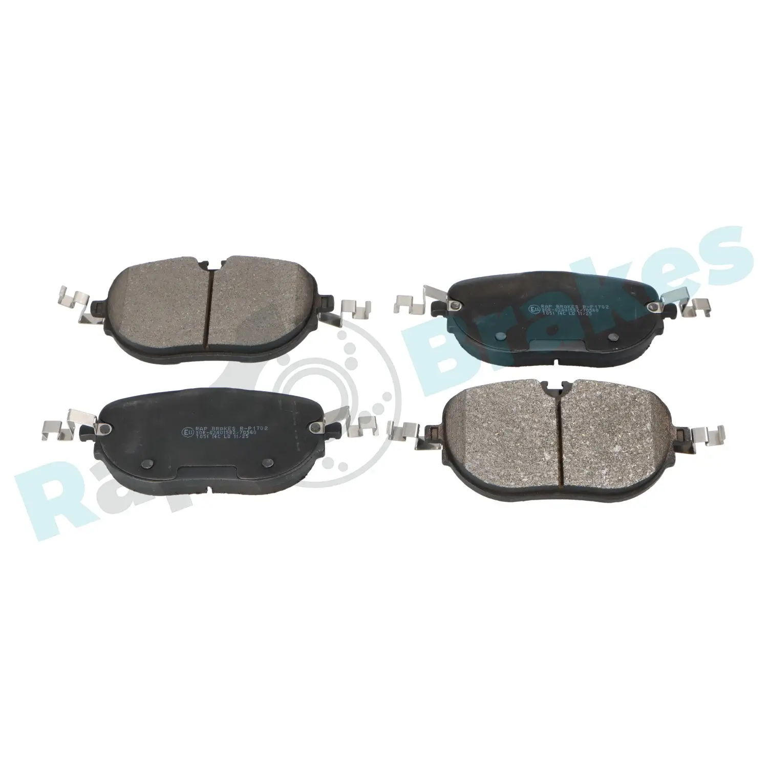 Bremsbelagsatz, Scheibenbremse Vorderachse RAP BRAKES R-P1702