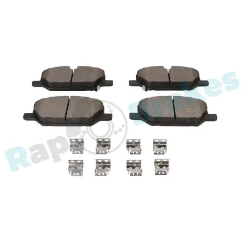 Bremsbelagsatz, Scheibenbremse Vorderachse RAP BRAKES R-P1710 Bild Bremsbelagsatz, Scheibenbremse Vorderachse RAP BRAKES R-P1710