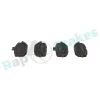 Bremsbelagsatz, Scheibenbremse Hinterachse RAP BRAKES R-P1714 Bild Bremsbelagsatz, Scheibenbremse Hinterachse RAP BRAKES R-P1714