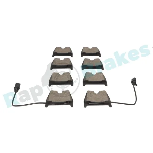 Bremsbelagsatz, Scheibenbremse Vorderachse RAP BRAKES R-P1725 Bild Bremsbelagsatz, Scheibenbremse Vorderachse RAP BRAKES R-P1725