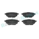 Bremsbelagsatz, Scheibenbremse Hinterachse RAP BRAKES R-P1740