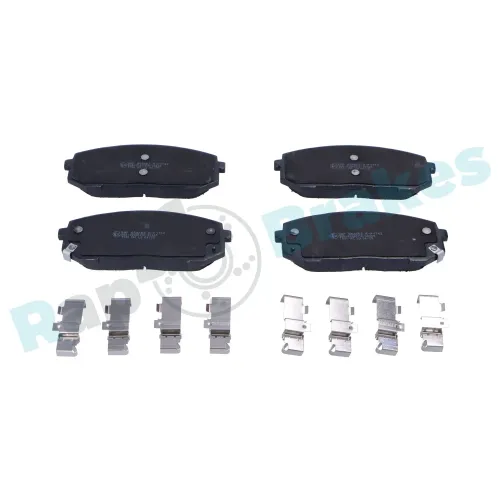 Bremsbelagsatz, Scheibenbremse Vorderachse RAP BRAKES R-P1742 Bild Bremsbelagsatz, Scheibenbremse Vorderachse RAP BRAKES R-P1742