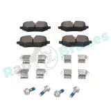 Bremsbelagsatz, Scheibenbremse Vorderachse RAP BRAKES R-P1750