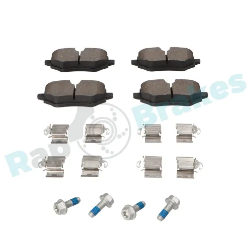 Bremsbelagsatz, Scheibenbremse Vorderachse RAP BRAKES R-P1750 Bild Bremsbelagsatz, Scheibenbremse Vorderachse RAP BRAKES R-P1750