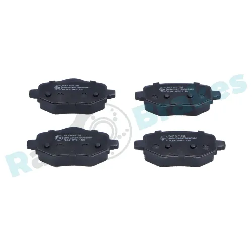 Bremsbelagsatz, Scheibenbremse Hinterachse RAP BRAKES R-P1756 Bild Bremsbelagsatz, Scheibenbremse Hinterachse RAP BRAKES R-P1756
