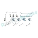 Zubehörsatz, Bremsbacken Hinterachse RAP BRAKES R-T0044