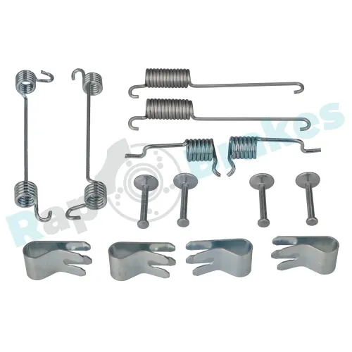 Zubehörsatz, Bremsbacken Hinterachse RAP BRAKES R-T0108 Bild Zubehörsatz, Bremsbacken Hinterachse RAP BRAKES R-T0108