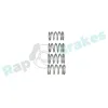 Zubehörsatz, Bremsbacken Hinterachse RAP BRAKES R-T0235 Bild Zubehörsatz, Bremsbacken Hinterachse RAP BRAKES R-T0235