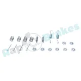 Zubehörsatz, Bremsbacken Hinterachse RAP BRAKES R-T0249