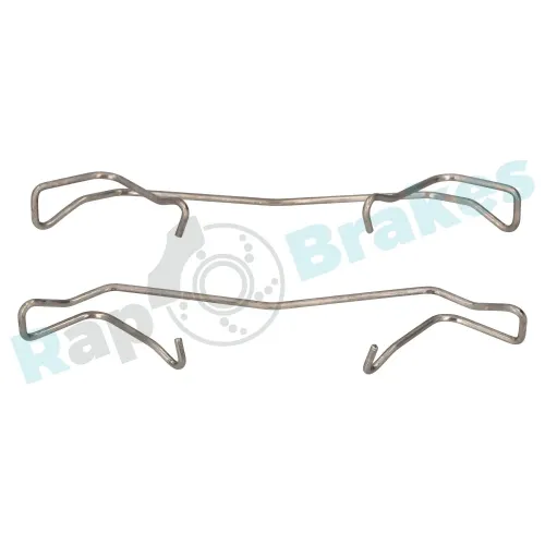 Zubehörsatz, Scheibenbremsbelag Vorderachse RAP BRAKES R-U0007 Bild Zubehörsatz, Scheibenbremsbelag Vorderachse RAP BRAKES R-U0007