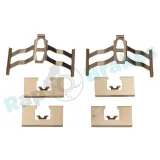 Zubehörsatz, Scheibenbremsbelag Hinterachse RAP BRAKES R-U0035