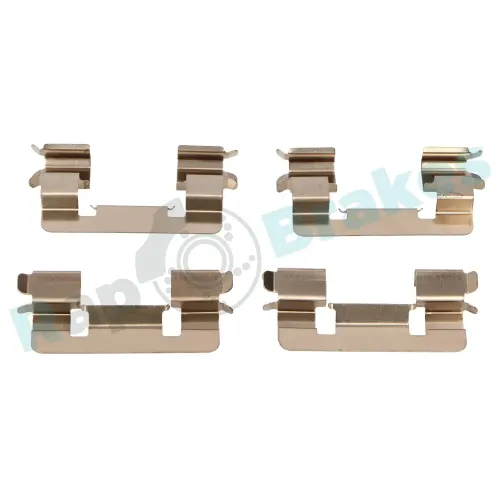 Zubehörsatz, Scheibenbremsbelag Vorderachse RAP BRAKES R-U0036 Bild Zubehörsatz, Scheibenbremsbelag Vorderachse RAP BRAKES R-U0036