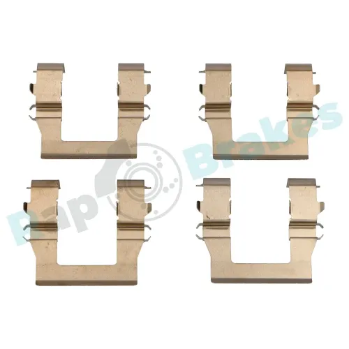 Zubehörsatz, Scheibenbremsbelag Vorderachse RAP BRAKES R-U0037 Bild Zubehörsatz, Scheibenbremsbelag Vorderachse RAP BRAKES R-U0037