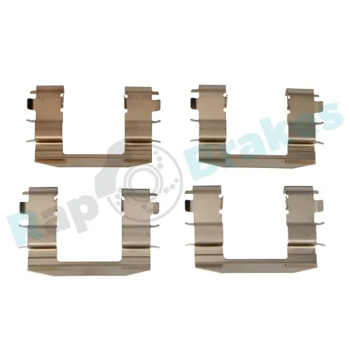 Zubehörsatz, Scheibenbremsbelag Vorderachse RAP BRAKES R-U0038 Bild Zubehörsatz, Scheibenbremsbelag Vorderachse RAP BRAKES R-U0038