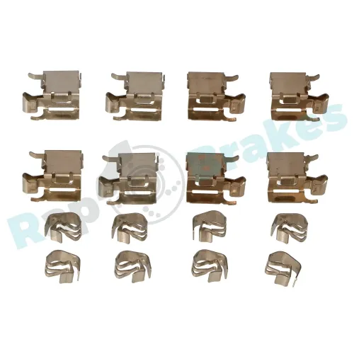 Zubehörsatz, Scheibenbremsbelag Vorderachse RAP BRAKES R-U0040 Bild Zubehörsatz, Scheibenbremsbelag Vorderachse RAP BRAKES R-U0040