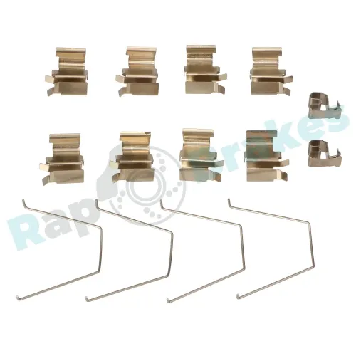 Zubehörsatz, Scheibenbremsbelag Vorderachse RAP BRAKES R-U0049 Bild Zubehörsatz, Scheibenbremsbelag Vorderachse RAP BRAKES R-U0049