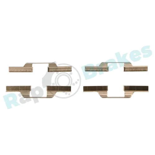 Zubehörsatz, Scheibenbremsbelag Hinterachse RAP BRAKES R-U0054 Bild Zubehörsatz, Scheibenbremsbelag Hinterachse RAP BRAKES R-U0054