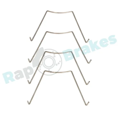 Zubehörsatz, Scheibenbremsbelag Vorderachse RAP BRAKES R-U0060 Bild Zubehörsatz, Scheibenbremsbelag Vorderachse RAP BRAKES R-U0060