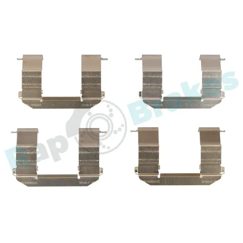 Zubehörsatz, Scheibenbremsbelag Vorderachse RAP BRAKES R-U0083 Bild Zubehörsatz, Scheibenbremsbelag Vorderachse RAP BRAKES R-U0083