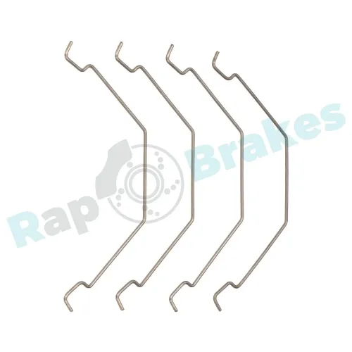 Zubehörsatz, Scheibenbremsbelag Vorderachse RAP BRAKES R-U0083 Bild Zubehörsatz, Scheibenbremsbelag Vorderachse RAP BRAKES R-U0083