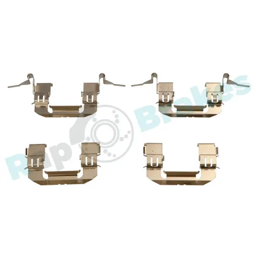 Zubehörsatz, Scheibenbremsbelag Vorderachse RAP BRAKES R-U0089 Bild Zubehörsatz, Scheibenbremsbelag Vorderachse RAP BRAKES R-U0089