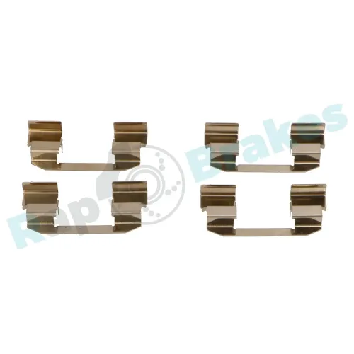Zubehörsatz, Scheibenbremsbelag Vorderachse RAP BRAKES R-U0095 Bild Zubehörsatz, Scheibenbremsbelag Vorderachse RAP BRAKES R-U0095