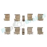 Zubehörsatz, Scheibenbremsbelag Vorderachse RAP BRAKES R-U0097