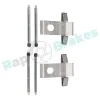 Zubehörsatz, Scheibenbremsbelag Vorderachse RAP BRAKES R-U0104 Bild Zubehörsatz, Scheibenbremsbelag Vorderachse RAP BRAKES R-U0104