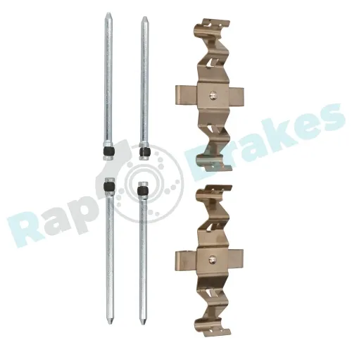 Zubehörsatz, Scheibenbremsbelag Vorderachse RAP BRAKES R-U0121 Bild Zubehörsatz, Scheibenbremsbelag Vorderachse RAP BRAKES R-U0121