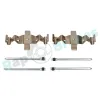 Zubehörsatz, Scheibenbremsbelag Vorderachse RAP BRAKES R-U0121 Bild Zubehörsatz, Scheibenbremsbelag Vorderachse RAP BRAKES R-U0121