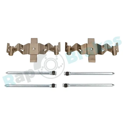 Zubehörsatz, Scheibenbremsbelag Vorderachse RAP BRAKES R-U0121 Bild Zubehörsatz, Scheibenbremsbelag Vorderachse RAP BRAKES R-U0121