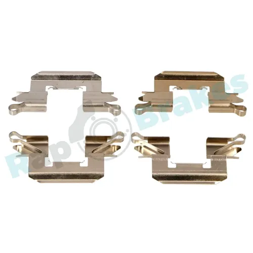 Zubehörsatz, Scheibenbremsbelag Vorderachse RAP BRAKES R-U0141 Bild Zubehörsatz, Scheibenbremsbelag Vorderachse RAP BRAKES R-U0141