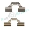 Zubehörsatz, Scheibenbremsbelag Vorderachse RAP BRAKES R-U0143 Bild Zubehörsatz, Scheibenbremsbelag Vorderachse RAP BRAKES R-U0143