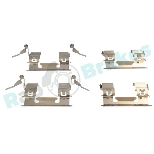 Zubehörsatz, Scheibenbremsbelag Vorderachse RAP BRAKES R-U0144 Bild Zubehörsatz, Scheibenbremsbelag Vorderachse RAP BRAKES R-U0144