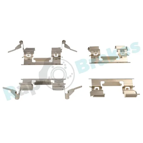 Zubehörsatz, Scheibenbremsbelag Vorderachse RAP BRAKES R-U0144 Bild Zubehörsatz, Scheibenbremsbelag Vorderachse RAP BRAKES R-U0144