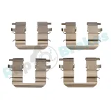 Zubehörsatz, Scheibenbremsbelag Hinterachse RAP BRAKES R-U0146