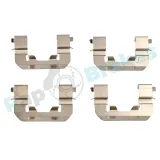 Zubehörsatz, Scheibenbremsbelag Vorderachse RAP BRAKES R-U0155