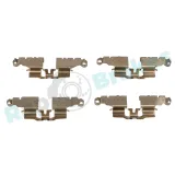 Zubehörsatz, Scheibenbremsbelag Hinterachse RAP BRAKES R-U0157