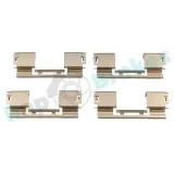 Zubehörsatz, Scheibenbremsbelag Vorderachse RAP BRAKES R-U0162