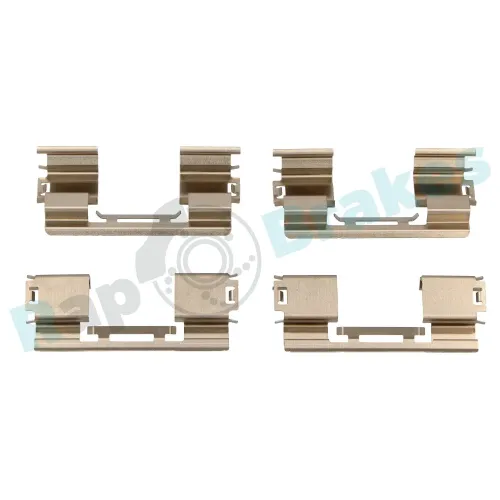 Zubehörsatz, Scheibenbremsbelag Vorderachse RAP BRAKES R-U0162 Bild Zubehörsatz, Scheibenbremsbelag Vorderachse RAP BRAKES R-U0162