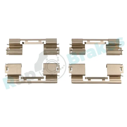 Zubehörsatz, Scheibenbremsbelag Vorderachse RAP BRAKES R-U0162 Bild Zubehörsatz, Scheibenbremsbelag Vorderachse RAP BRAKES R-U0162