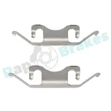 Zubehörsatz, Scheibenbremsbelag Hinterachse RAP BRAKES R-U0171