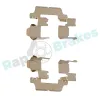 Zubehörsatz, Scheibenbremsbelag Vorderachse RAP BRAKES R-U0177 Bild Zubehörsatz, Scheibenbremsbelag Vorderachse RAP BRAKES R-U0177