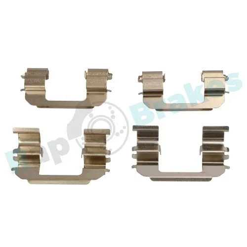 Zubehörsatz, Scheibenbremsbelag Vorderachse RAP BRAKES R-U0182 Bild Zubehörsatz, Scheibenbremsbelag Vorderachse RAP BRAKES R-U0182