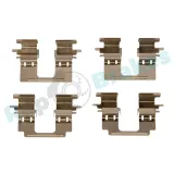 Zubehörsatz, Scheibenbremsbelag Hinterachse RAP BRAKES R-U0187