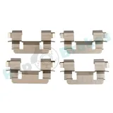 Zubehörsatz, Scheibenbremsbelag Vorderachse RAP BRAKES R-U0191