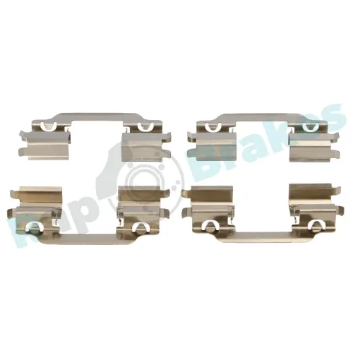 Zubehörsatz, Scheibenbremsbelag Vorderachse RAP BRAKES R-U0199 Bild Zubehörsatz, Scheibenbremsbelag Vorderachse RAP BRAKES R-U0199