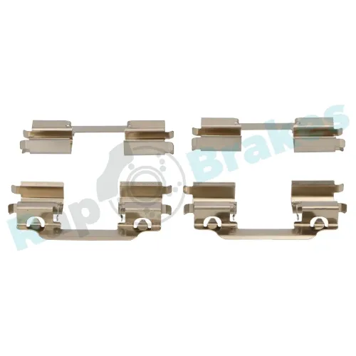 Zubehörsatz, Scheibenbremsbelag Vorderachse RAP BRAKES R-U0199 Bild Zubehörsatz, Scheibenbremsbelag Vorderachse RAP BRAKES R-U0199